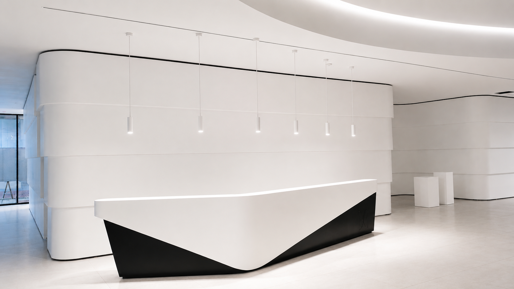 Revestimiento exterior de gran formato en Solid Surface